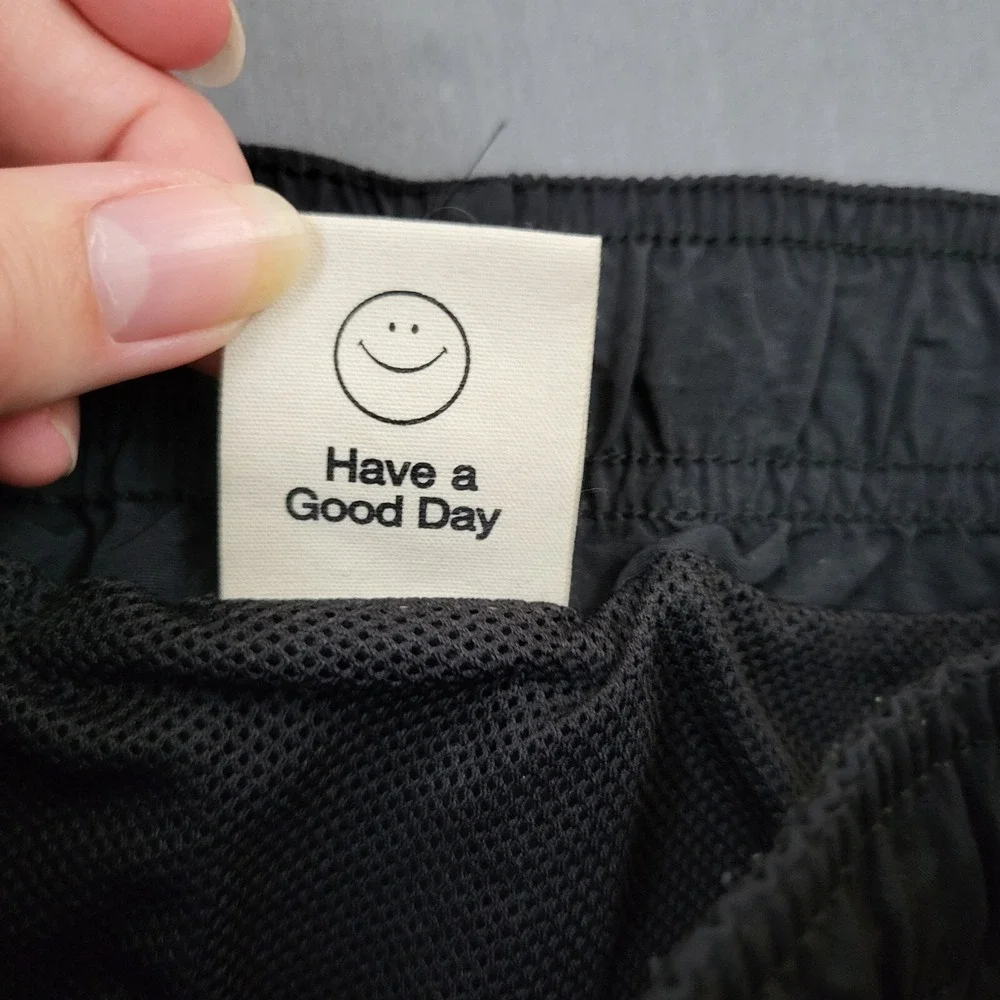 PacSun x Coca-Cola Mens Small Black Coke Ice Cold Smiley Nylon‎ Swim Shorts